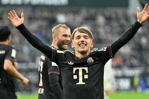 拜仁vs圣保利首发：凯恩领衔！迪亚斯、金玟哉、欧文在列